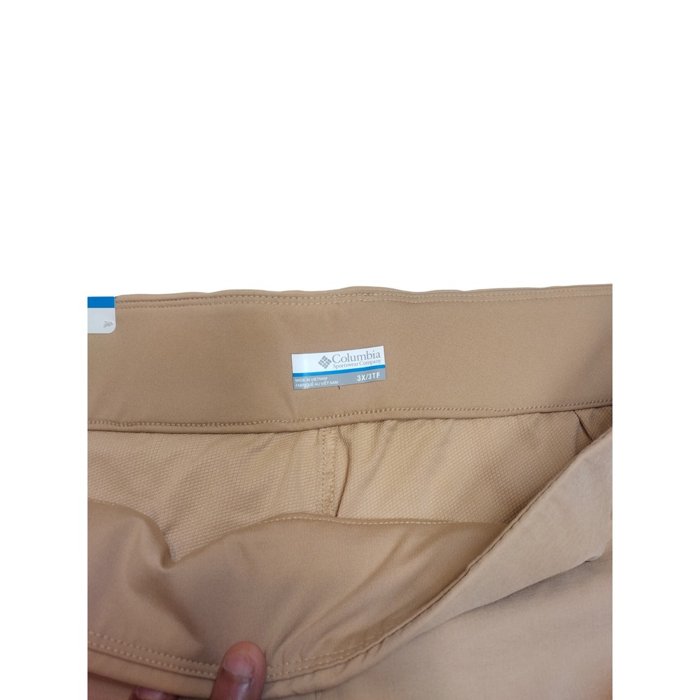 Columbia All Seasons Pull-On Pants Womens 3X Tan Khaki Straight Leg AW3683 NEW - Picture 5 of 9